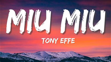 miu miu canzone originale|Tony Effe – MIU MIU Lyrics .